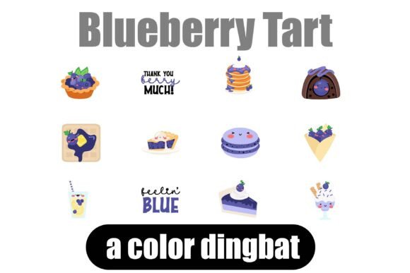 Blueberry Tart Color: A Sweet Design Asset