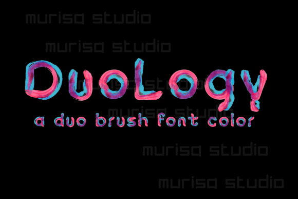 DuoLogy: Elevating Modern Design with Color Font Innovation