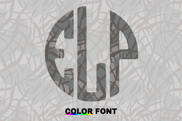 Elephant Circle: A Playful Monogram Font for Modern Designers