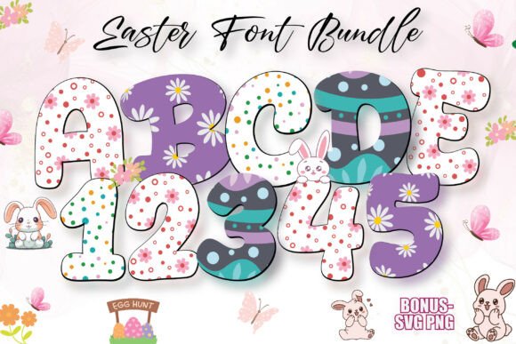 Fancy Flower Bundle: Spring Typography for Creative Projects