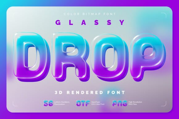Glassydrop: Elevate Your Designs with Liquid Typography