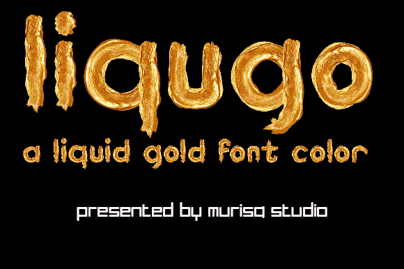 Liqugo: A Sweet and Friendly Color Font for Modern Design