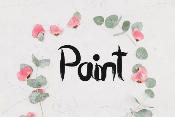 Unleash Creative Flow with the Paint Font
